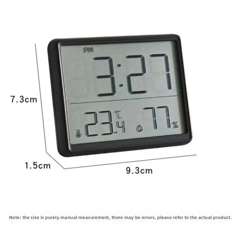 Slim Digital Wall Clock with LCD Alarm