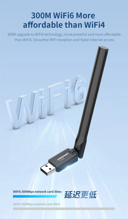 287Mbps WiFi 6 Adapter
