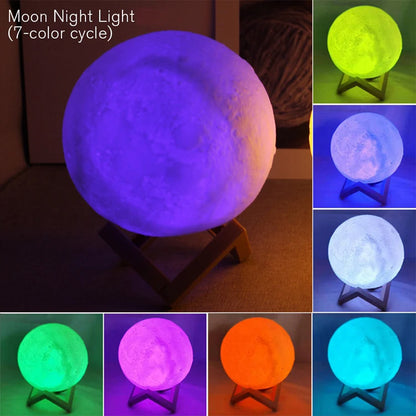 Book Moon LED Light