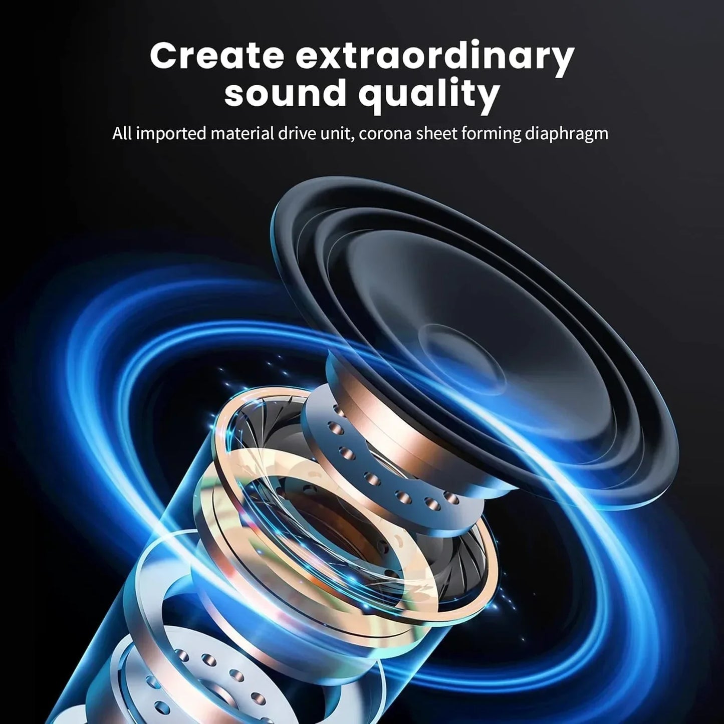 Over Ear Hifi Stereo Bluetooth Headphones