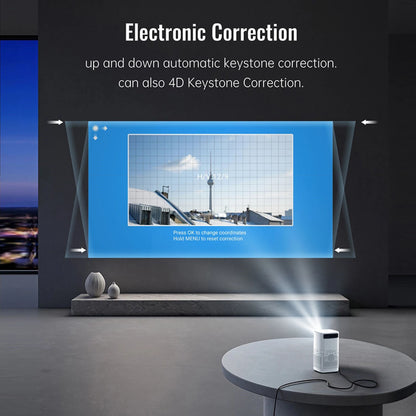 WOOPKER Portable Projector with Built-in Battery