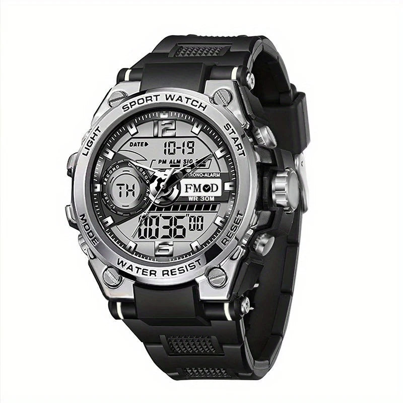 Men Military Digital Waterproof Wristwatch LED Quartz Clock Sport Watch