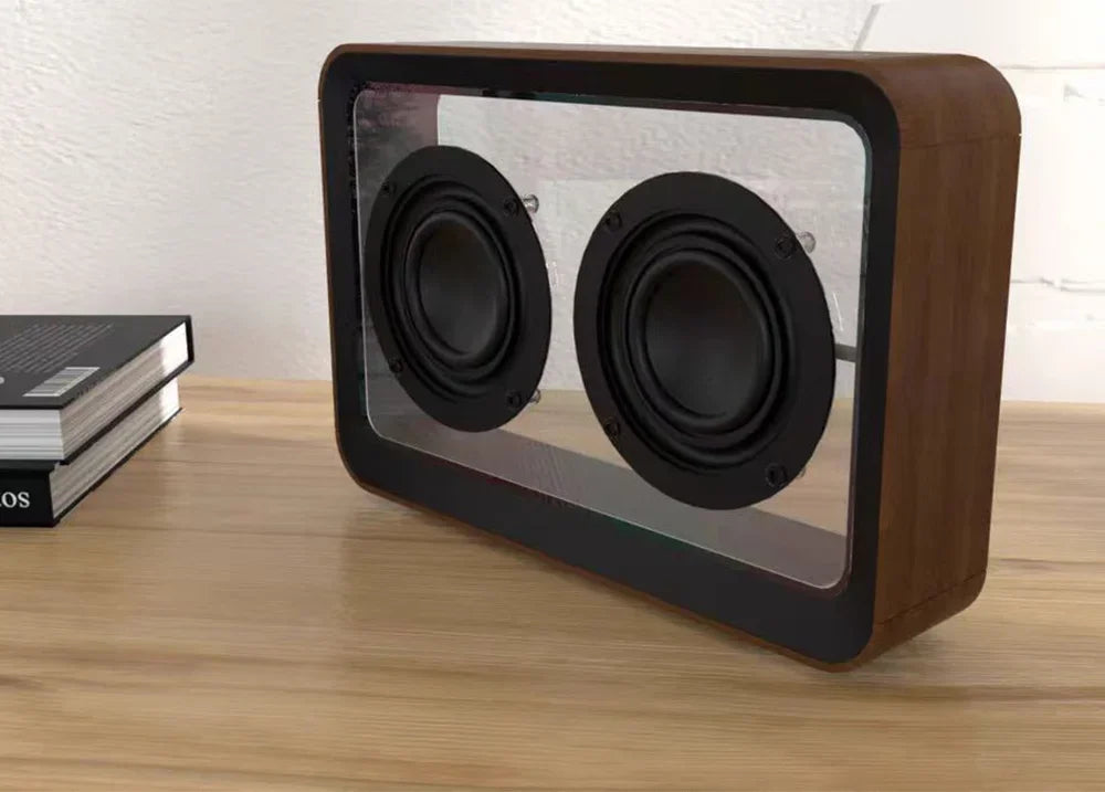 Transparent Wireless Bluetooth Speaker with Duel Horn