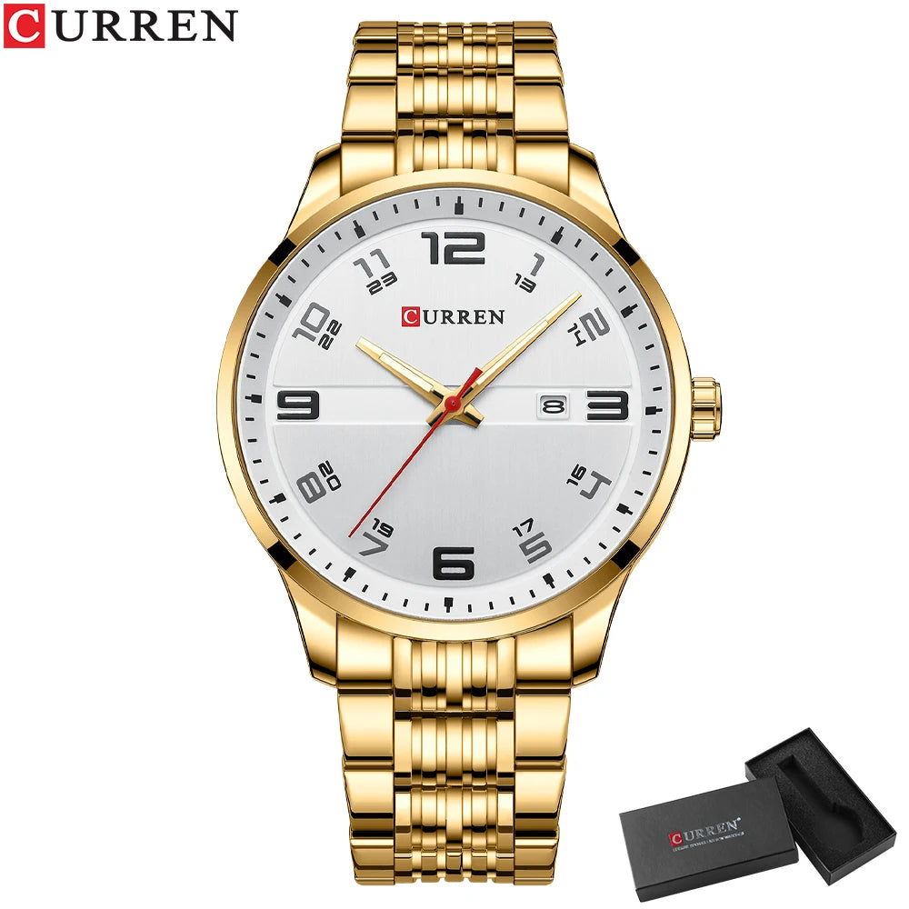 CURREN Luxury Stainless Steel Watch