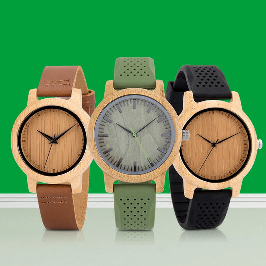 BOBO BIRD Wooden Analog Wristwatche