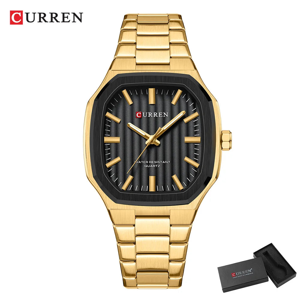 CURREN Luxury Business Square Watch