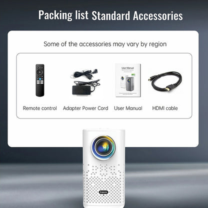 WOOPKER Portable Projector with Built-in Battery