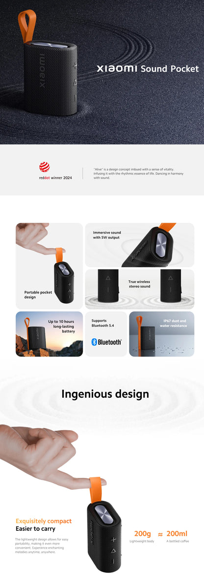 Xiaomi Pocket IP67  Portable Speaker
