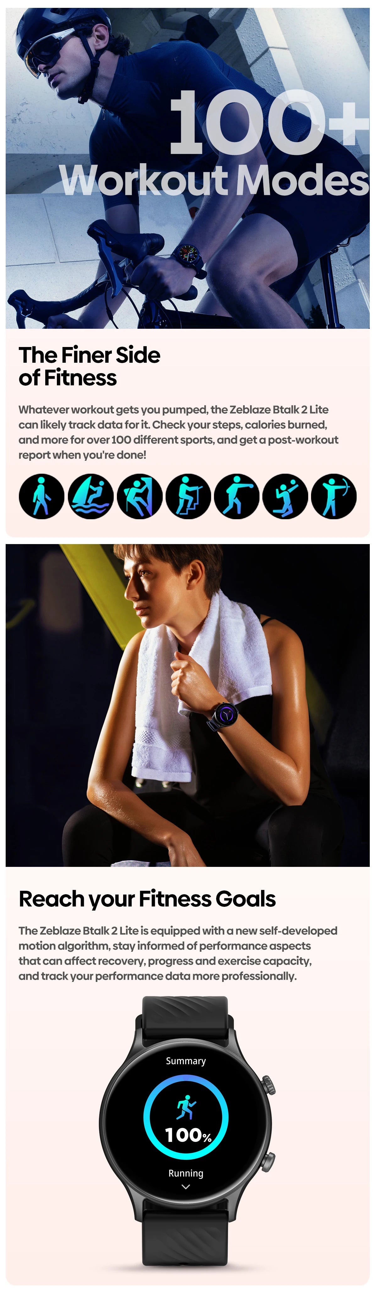 Zeblaze Btalk 2 Lite Voice Calling Smart Watch