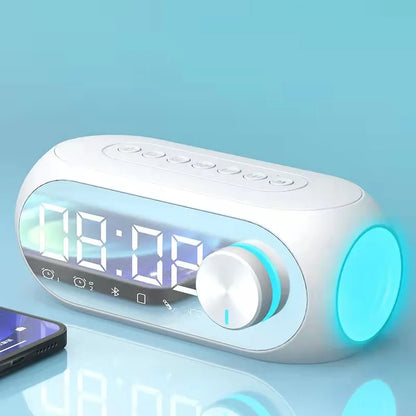 Alarm Clock Radio FM Bluetooth Speaker
