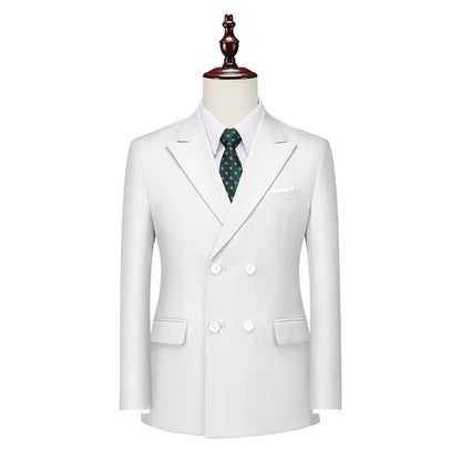 Men's Double-Breasted Blazer Coat