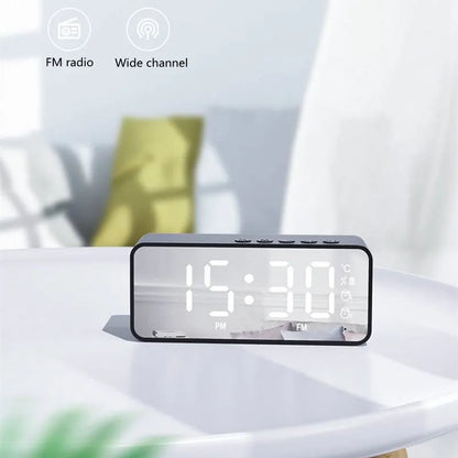 Alarm Clock Radio FM Bluetooth Speaker