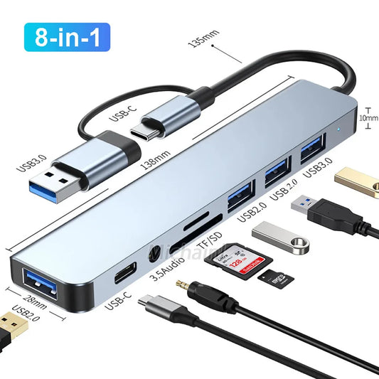USB C HUB Type C Splitter To HDMI