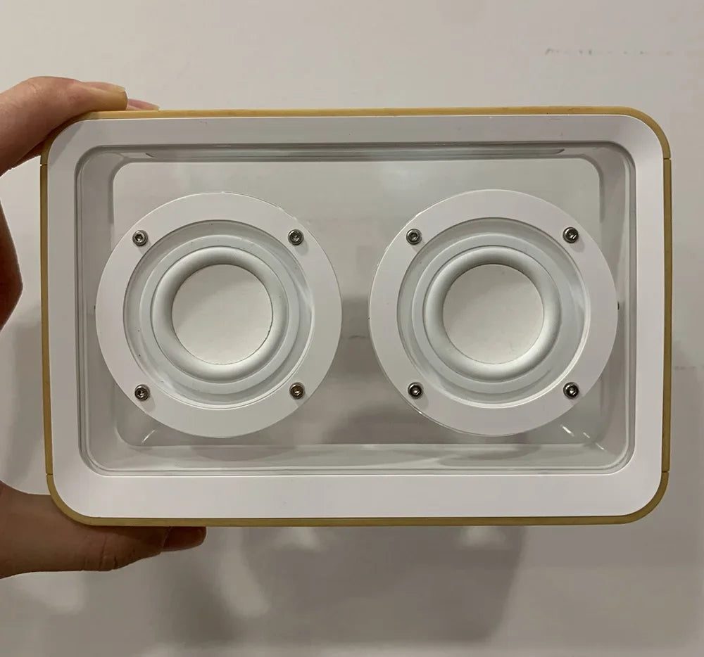 Transparent Wireless Bluetooth Speaker with Duel Horn