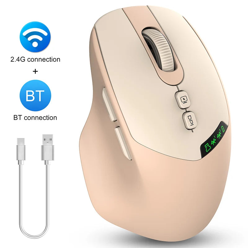 Noiseless Dual Mode Wireless Mouse