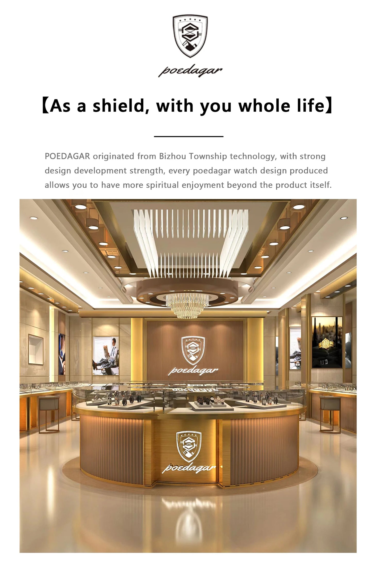 POEDAGAR Luxury Business Men Watch