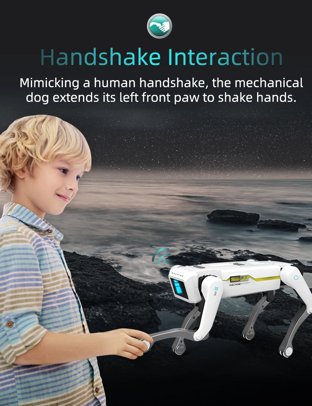 Teeggi Electric RC Intelligent Robot Dog