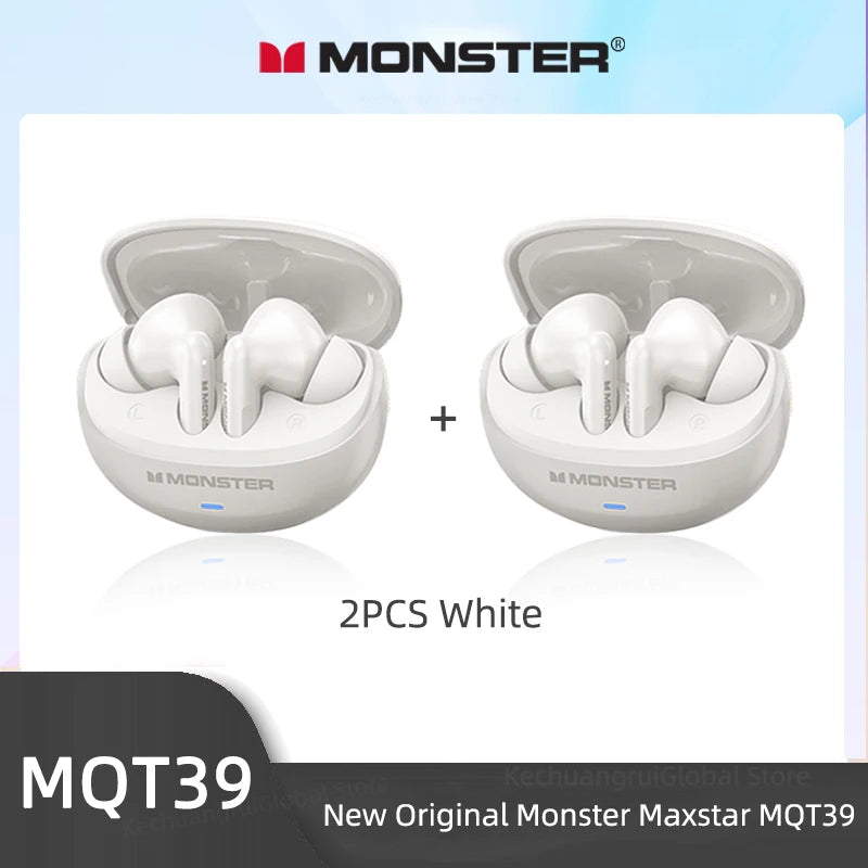 Monster MQT39 Wireless Bluetooth 6.0 Earphones