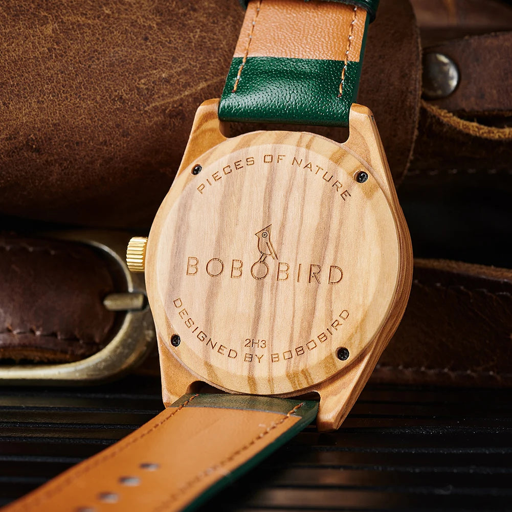 BOBO BIRD Men's Wood Wristwatch