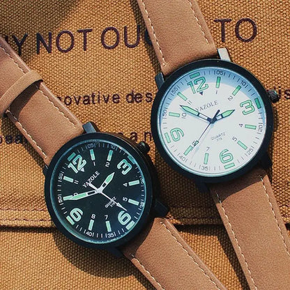 Yazole Large Dial Watch