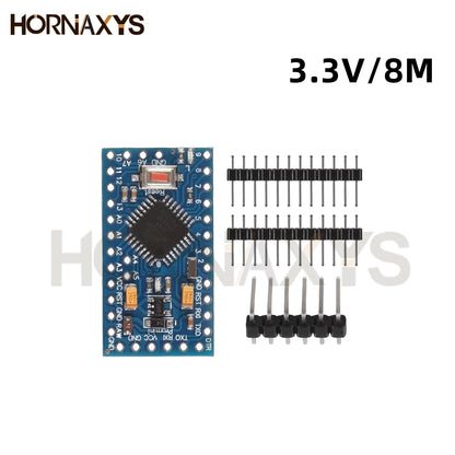 1-10PCS Pro Mini 328 Mini ATMEGA328P ATMEGA328 Module 5V 16MHz Development Board 3.3V 8MHz Electronic Building Block for Arduino