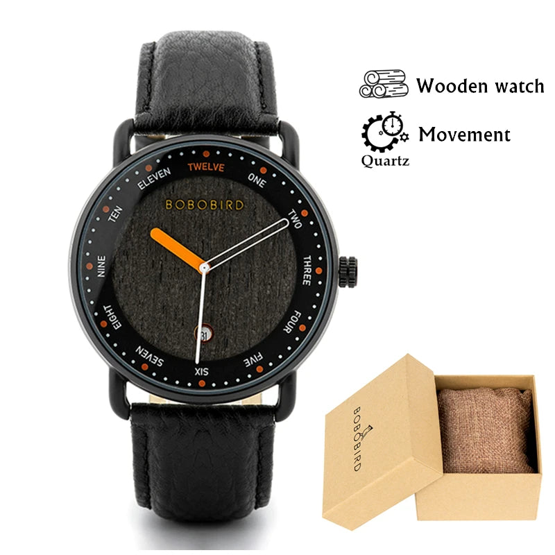 BOBO BIRD Wooden Quartz Watch