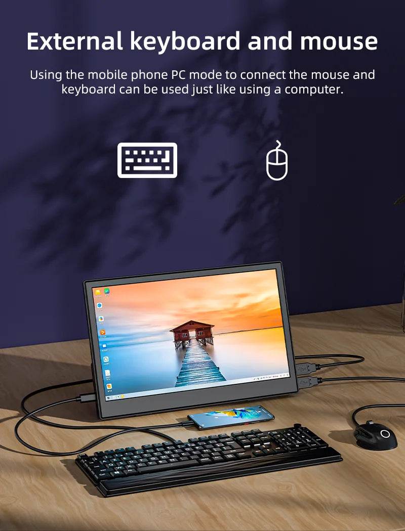 BYONE 11.6 HD Portable Monitor