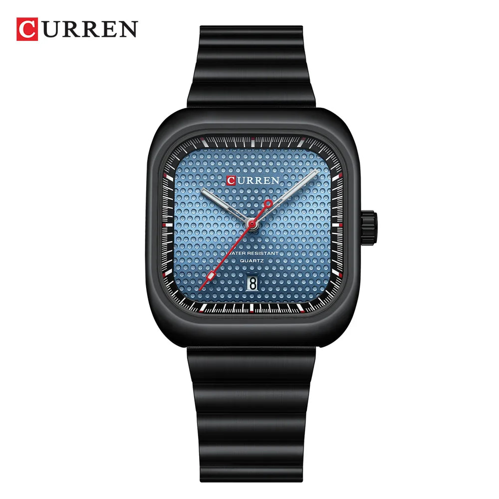 CURREN Simple Business Square Quartz Watch