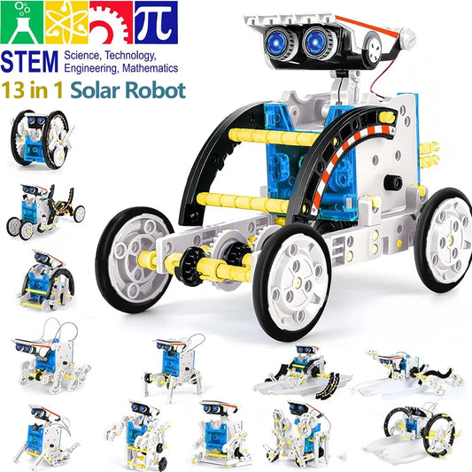 13-in-1 Solar Robot Kits for Kids