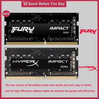 Hyperx FURY Impact DDR4 RAM 16GB 8GB