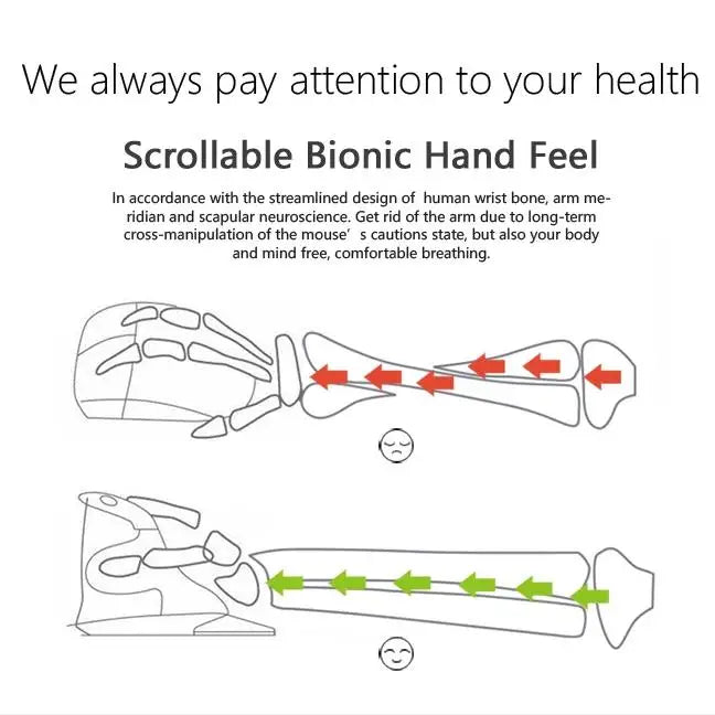 Delux M618 BU Ergonomic Vertical Mouse