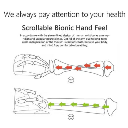 Delux M618 BU Ergonomic Vertical Mouse