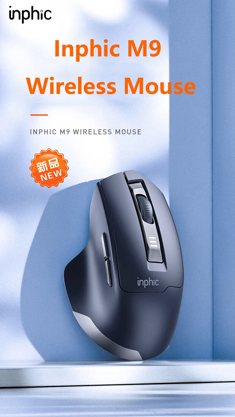INPHIC M9 2.4G Wireless Mouse Rechargeable