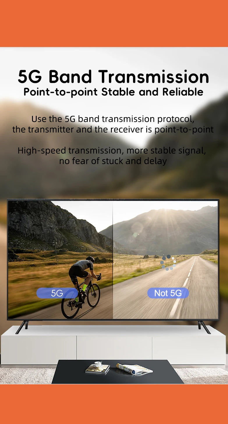 1080P 150m Wireless HDMI Extender 1 TX to 4 Splitter