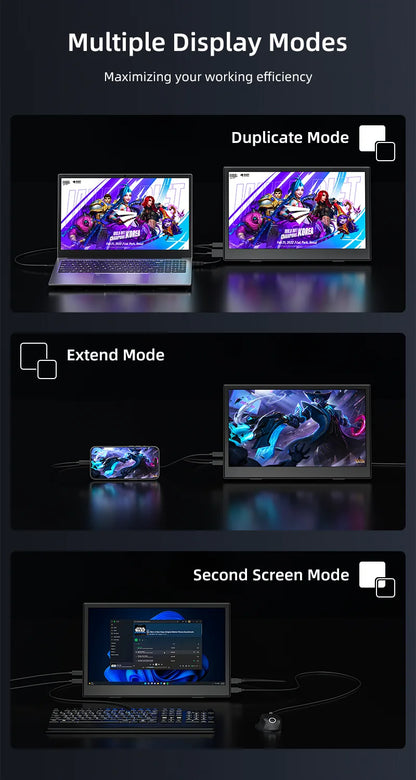 BYONE 11.6 HD Portable Monitor
