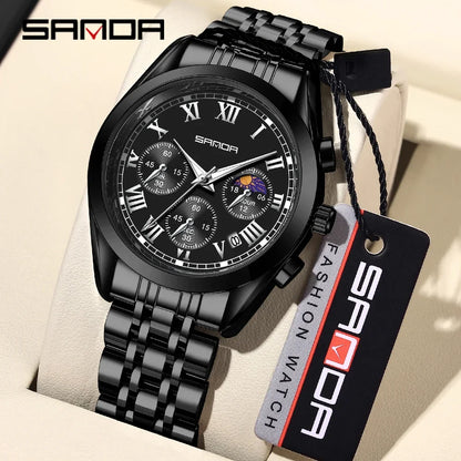 Sanda Six Needle Watch