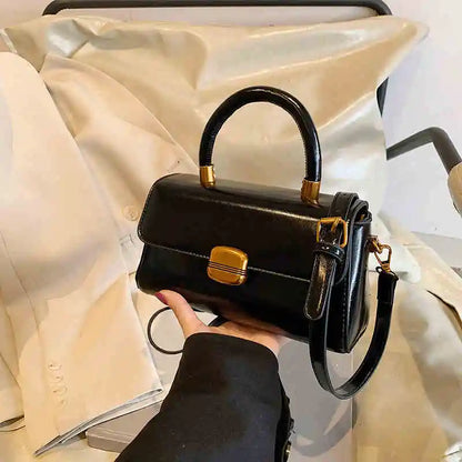 Oil Waxed Leather Women's Bag