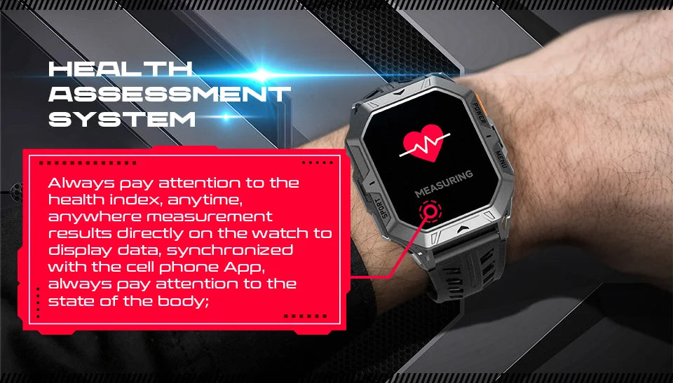 AMOLED Screen Men's Smartwatch