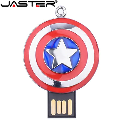 JASTER Metal Head LED Lamp USB Flash Drive