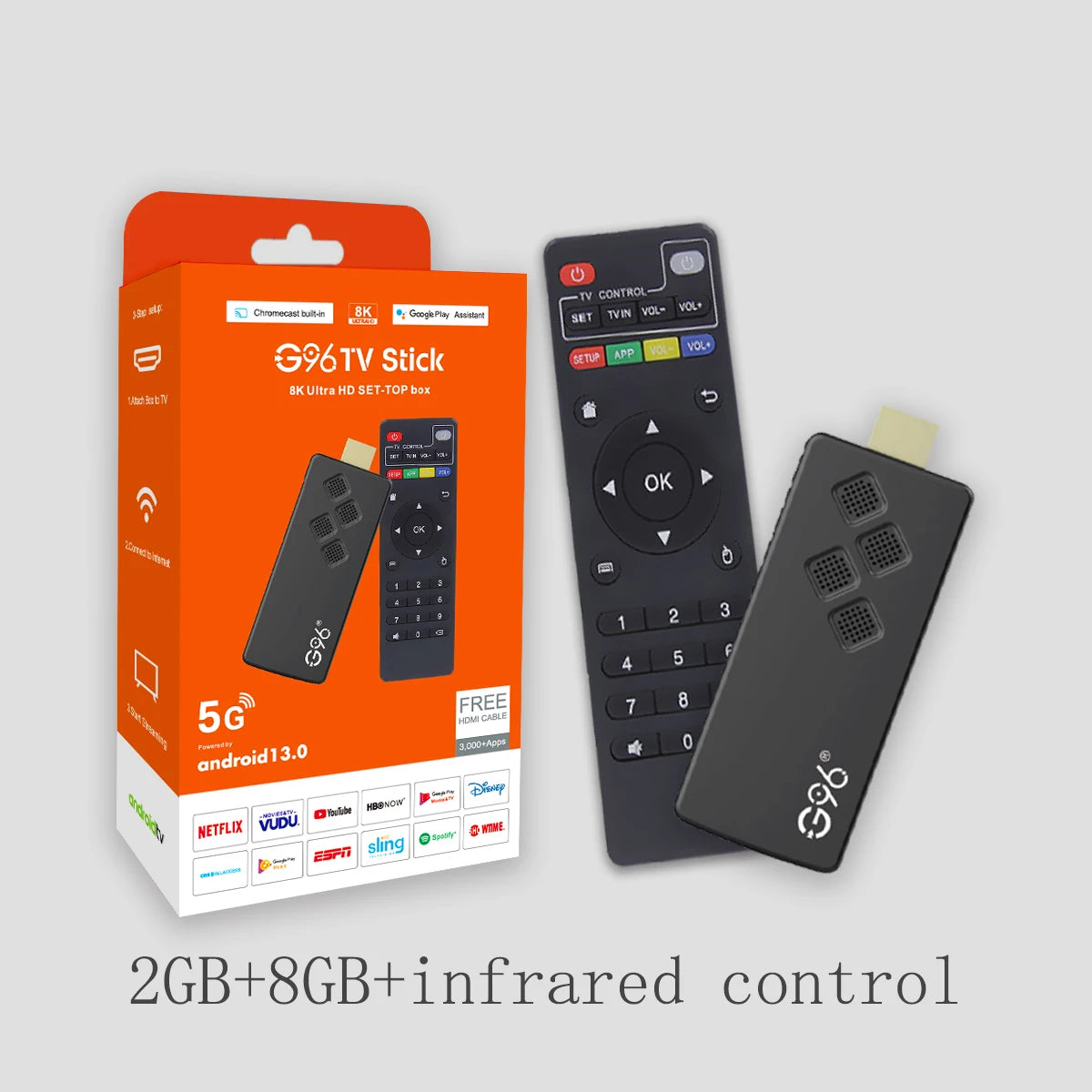 Android13 G96 TV Stick 8K