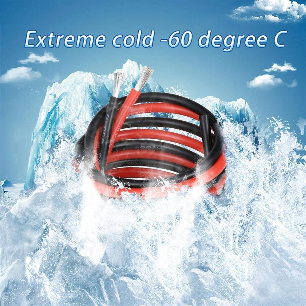 8/10/12/14/16/18/20/22/24/26/28/30awg super soft flexible factory made electric copper silicone wire cable for RC Hobby Model