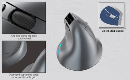 Lefon Bluetooth Vertical Mouse Wireless