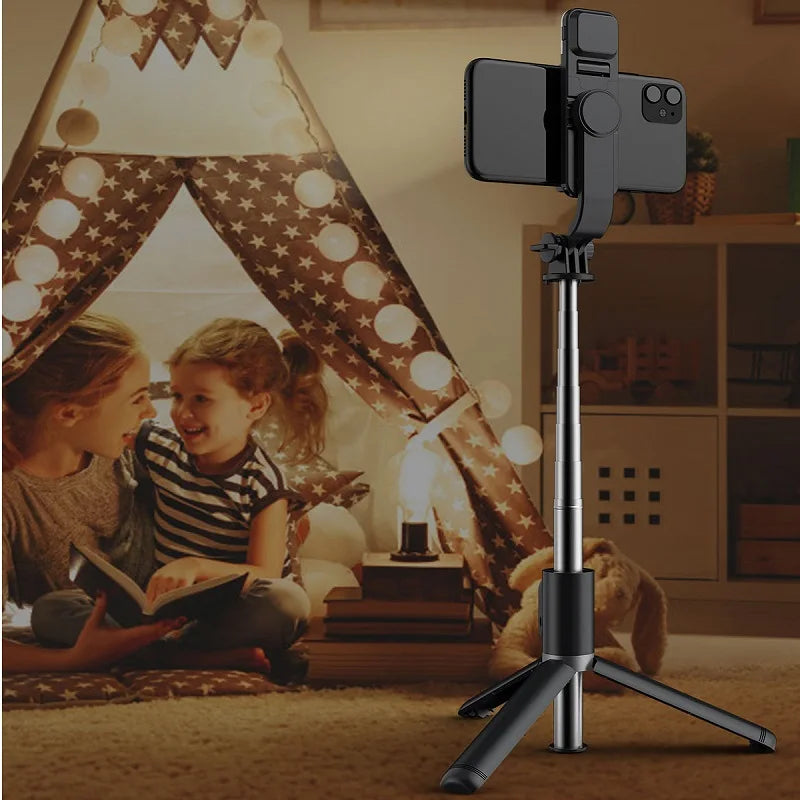 Phone Selfie Stick with Extended Tripod