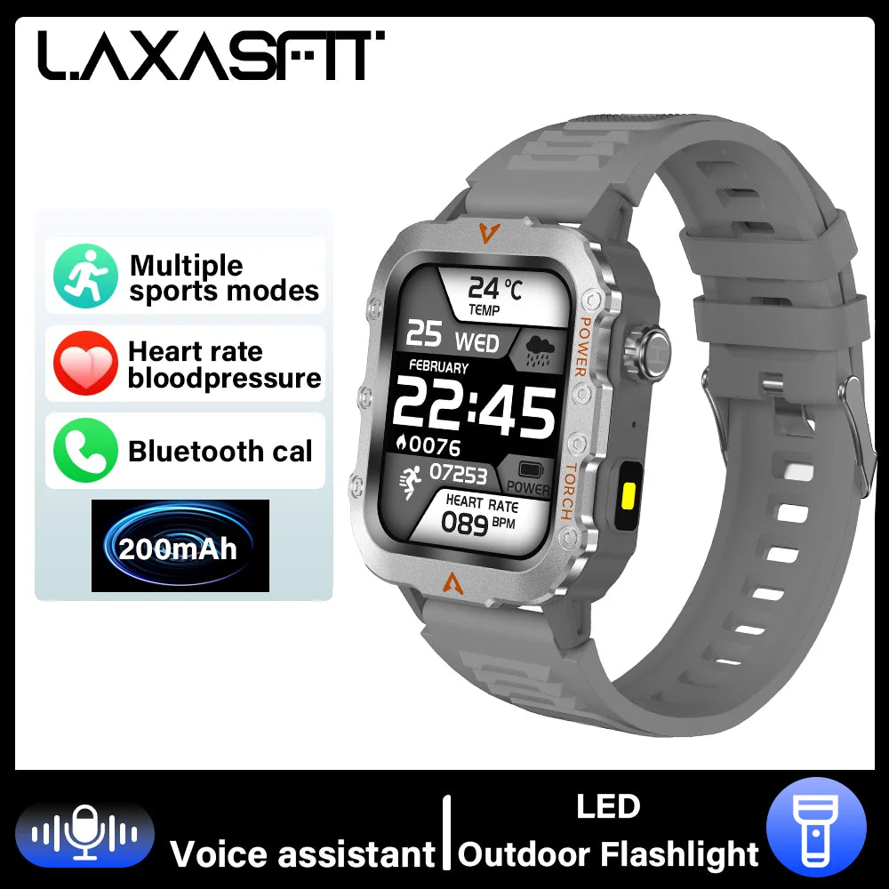LAXASFIT LED Men's Smartwatch