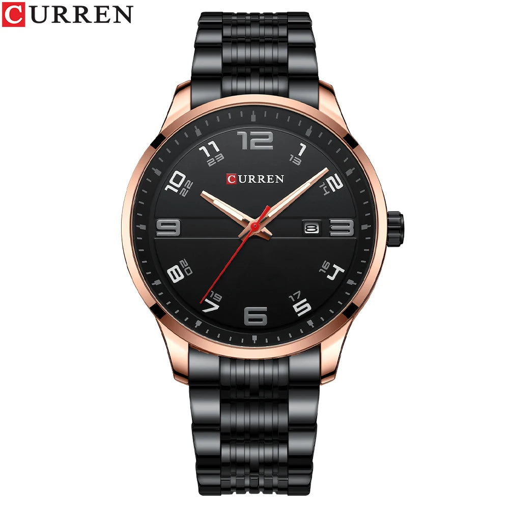 CURREN Luxury Stainless Steel Watch