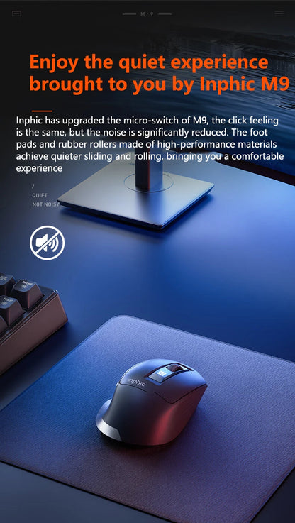 INPHIC M9 2.4G Wireless Mouse Rechargeable