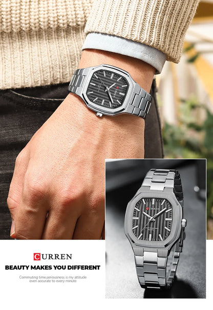 CURREN Luxury Business Square Watch