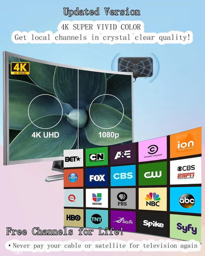 Antenna Tv Digital Indoor Booster