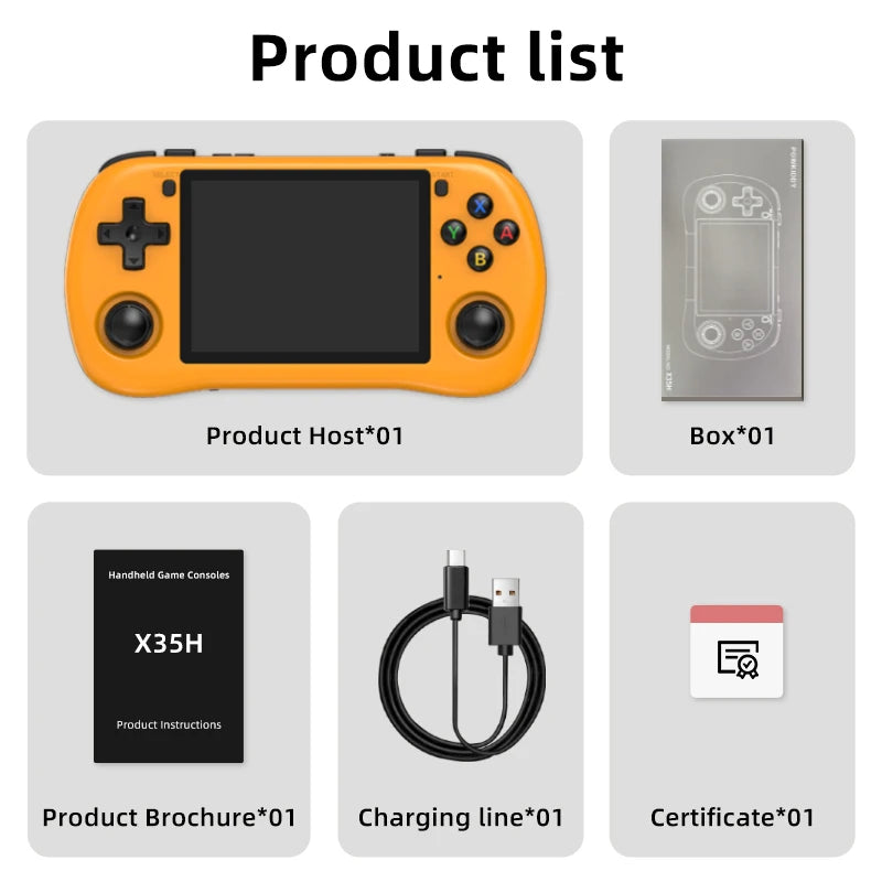 POWKIDDY X35H Retro Handheld Game Console