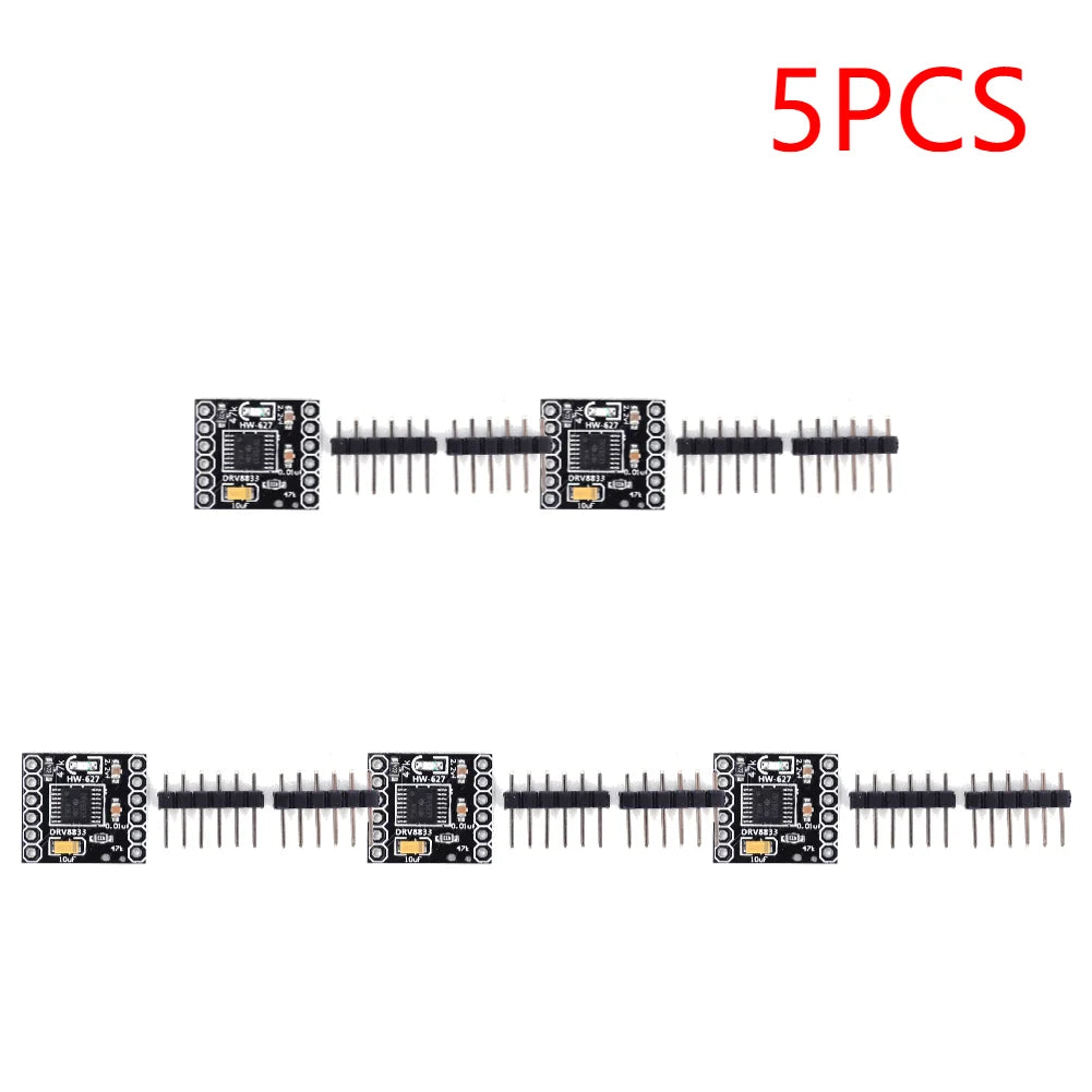1-5pcs DRV8833 Motor Drive Module 6 Pin DC Gear Motor Driver 1.5A Single H Bridge Silent Stepper Motor Driver for Arduino